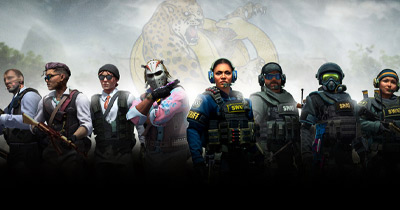 CS: Go Game Image With Team Members