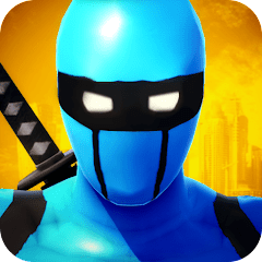 Blue Ninja Superhero Game