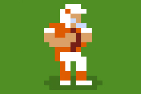 Blur Picture of Retro Bowl Game Character